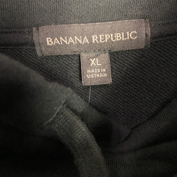 Banana Republic Pullover Black Sweatshirt Size XXL - Picture 4 of 7